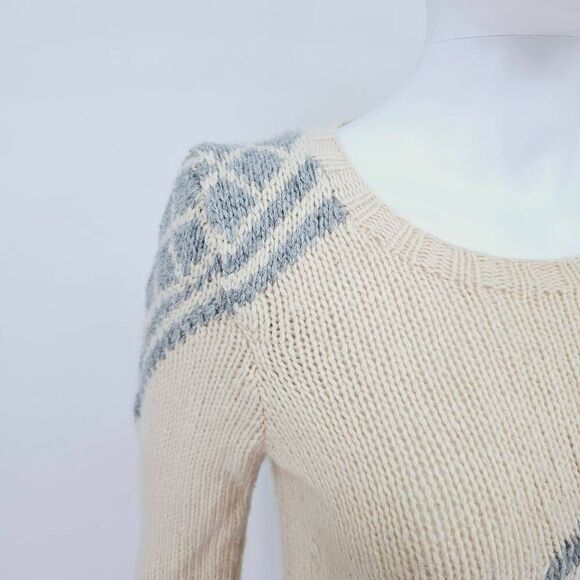 J. Crew Cashmere Blend Women's Pullover Sweater Cream XS - Picture 3 of 6
